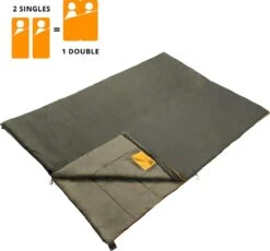 Dutch Mountains Slaapzak Vlieland XL - Grote Katoenen 210 X 80cm Lichtgewicht - Incl. Tasje En Tochtstrip -Comfortzone: 5-8 Graden- -Outdoor Camping Winkel 1200x1116 2