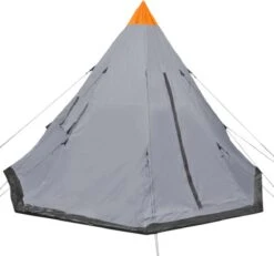 VidaXL Tent 4-persoons Grijs -Outdoor Camping Winkel 1200x1123 1