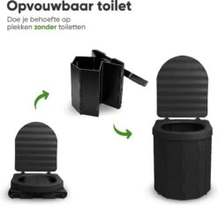 KNGZ Outdoor Gear – Camping Toilet – Nieuw Model – Biologisch Afbreekbare Zakjes – Opvouwbare Camping Toilet Met Deksel – Camping Toilet Hoge Zit – Draagbare WC Emmer Volwassen – Draagbaar Mobiel Potje – Nachtemmer – Opvouwbaar Toilet – Kamperen 15 KNGZ Outdoor Gear – Camping Toilet – Nieuw Model – Biologisch Afbreekbare Zakjes – Opvouwbare Camping Toilet Met Deksel – Camping Toilet Hoge Zit – Draagbare WC Emmer Volwassen – Draagbaar Mobiel Potje – Nachtemmer – Opvouwbaar Toilet – Kamperen -Outdoor Camping Winkel 1200x1125 4