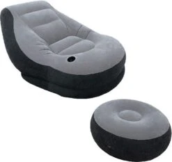 Intex Lounge Stoel - Ultra Lounge - Opblaasbaar - Grijs/zwart -Outdoor Camping Winkel 1200x1132 3