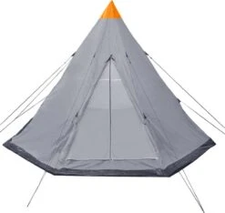 VidaXL Tent 4-persoons Grijs -Outdoor Camping Winkel 1200x1137 1