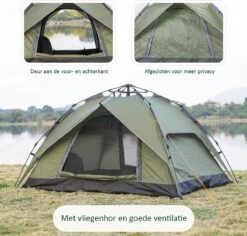 Sens Design Pop Up Tent - Tent - 2-3 Personen -Outdoor Camping Winkel 1200x1146 1