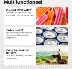 Auronic Elektrische Koelbox - 49.5L - Compressor - 12V En 240V - Grijs 16 Auronic Elektrische Koelbox - 49.5L - Compressor - 12V En 240V - Grijs -Outdoor Camping Winkel 1200x1147 5