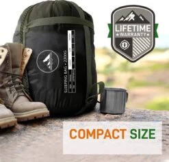 HikeMeister® Outdoor Survival Fishing Mummy Slaapzak 230 X 80 Cm -8°C -Outdoor Camping Winkel 1200x1152