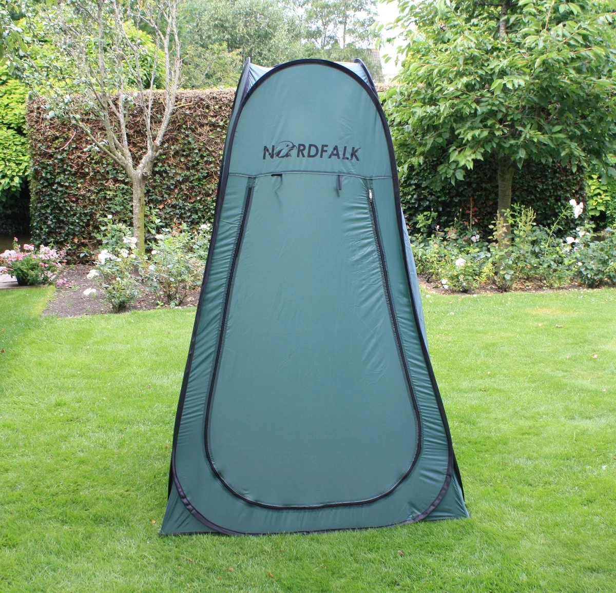 NordFalk Douchetent Pop-up 190 Cm - Camping Douche - Omkleedtent - Incl. Tentharingen En Draagtas - Groen 7 NordFalk Douchetent Pop-up 190 Cm - Camping Douche - Omkleedtent - Incl. Tentharingen En Draagtas - Groen - Afbeelding 5