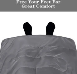 Meisterhome® Mummy Slaapzak - Kamperen - Antraciet - Ca. 220 X 75 Cm - Incl. Draagtas 11 Meisterhome® Mummy Slaapzak - Kamperen - Antraciet - Ca. 220 X 75 Cm - Incl. Draagtas -Outdoor Camping Winkel 1200x1157