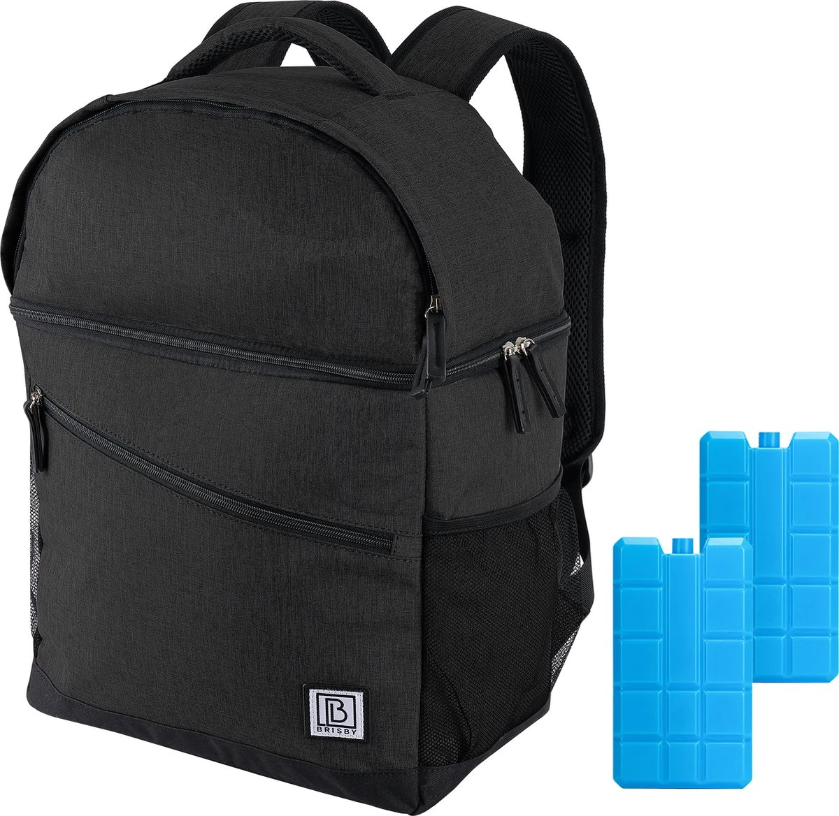 Brisby 4 Laags Geïsoleerde Koeltas Rugzak - 25 Liter - Met Handige Vakken Voor Bestek En Essentials - Waterafstotend Materiaal - Zwart 3 Brisby 4 Laags Geïsoleerde Koeltas Rugzak - 25 Liter - Met Handige Vakken Voor Bestek En Essentials - Waterafstotend Materiaal - Zwart