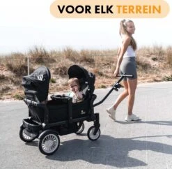 Deryan Luxe Sandy Bolderkar - Duo Buggy - Tandem Buggy - Opvouwbaar - Inklapbare Bolderwagen - Duo Kinderwagen - Zwart 19 Deryan Luxe Sandy Bolderkar - Duo Buggy - Tandem Buggy - Opvouwbaar - Inklapbare Bolderwagen - Duo Kinderwagen - Zwart -Outdoor Camping Winkel 1200x1176 3