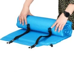 Springos Slaapmat | Zelfopblazend | 186 Cm | Inclusief Hoes & Hoofdkussen | Lichtblauw -Outdoor Camping Winkel 1200x1176 6