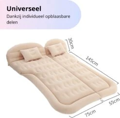 Opblaasbaar Auto Matras - Auto Luchtbed Zwart - Achterbank En Achterbak - Tweepersoons 3-in-1 Universeel Automatras - Inclusief Elektrische Pomp En Accessoires - Kampeer Luchtbed Voor Reizen -Outdoor Camping Winkel 1200x1180 8