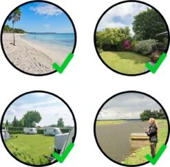 In Round Strandstoel Met Opbergtas – Opvouwbaar / Inklapbaar – Blauw – Campingstoel – Vouwstoel – Visstoel – Strand Stoel / Stoelen – Lichtgewicht Kampeerstoel – Beach Chair – Voor Volwassenen – Outdoor – Camping -Outdoor Camping Winkel 1200x1181