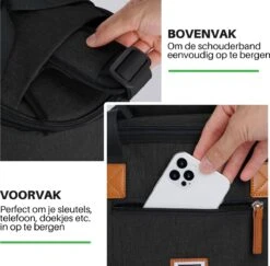 Brisby 4 Laags Geïsoleerde Koeltas - Boodschappentas 21 Liter - Zwart -Outdoor Camping Winkel 1200x1182 1