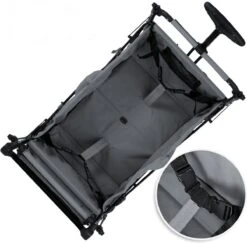 Rijoka Luxe Opvouwbare Bolderkar/Bolderwagen | Met Dakje En Draagtas | Marine Blauw -Outdoor Camping Winkel 1200x1182 15