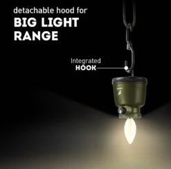 Favour L0818 Retro Camping Lamp Oplaadbaar LED, 320 Lumen, IP64 Waterdicht, Draagbare Kampeerlamp, Tentlamp, Acculamp, Traploos Dimbare Lamp Incl. Kaarslicht-modus, Groen -Outdoor Camping Winkel 1200x1183 2