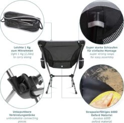 Smartpeas Campingstoel Van Stevig 600D Polyester En Aluminium - Lichtgewicht En Opvouwbaar - Camping Gadget Inclusief Zijzakken +Plus: Strandmat & Draagtas 10 Smartpeas Campingstoel Van Stevig 600D Polyester En Aluminium - Lichtgewicht En Opvouwbaar - Camping Gadget Inclusief Zijzakken +Plus: Strandmat & Draagtas -Outdoor Camping Winkel 1200x1186
