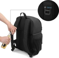 Koeltas Rugzak (28L) - Geschikt Voor 16 Blikjes - Lunchtas Voor Dames En Heren - Zwart -Outdoor Camping Winkel 1200x1190 1