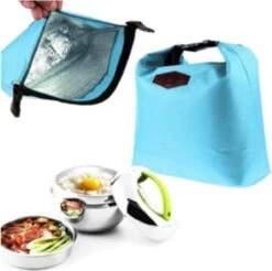 Merkloos Koeltas Lunch - Lunchtas Volwassenen - Kinderen - Lunchtrommel - Picknicktas - Koelzak - Coolbag - Waterdicht - Roze -Outdoor Camping Winkel 1200x1194
