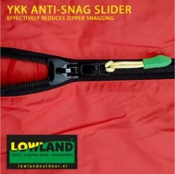 LOWLAND OUTDOOR® Donzen Slaapzak - Companion Economy - 210x80 Cm - Rood -Outdoor Camping Winkel 1200x1196 14