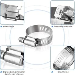 BOTC Slangklemmen Set - RVS Slangklem - Ø 8-38mm - 60 Delig -Outdoor Camping Winkel 1200x1196 23