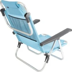 Bo-Camp Beach Chair - Monaco - Aluminium - Blauw -Outdoor Camping Winkel 1200x1196