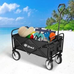 Rijoka Opvouwbare Bolderkar/Bolderwagen | Zwart -Outdoor Camping Winkel 1200x1197 10