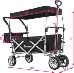 Tectake - Opvouwbare Bolderwagen Handkar Nico Zwart - 403549 17 Tectake - Opvouwbare Bolderwagen Handkar Nico Zwart - 403549 -Outdoor Camping Winkel 1200x1197 13