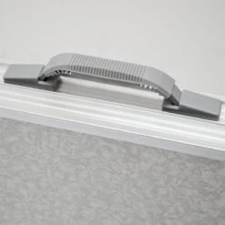 Aluminium Kampeertafel 120x60cm - Campingtafel Inklapbaar - 3-voudig Verstelbare Vouwtafel Grijs -Outdoor Camping Winkel 1200x1198 1