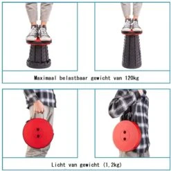 Kampeerkruk - Uitschuifbare Kruk - Rood/Zwart- Tot 120 Kg - Travel Stool - Opvouwbare Campingkruk - Inklapbaar Krukje - Telescopische Kruk - Camping - Outdoor 14 Kampeerkruk - Uitschuifbare Kruk - Rood/Zwart- Tot 120 Kg - Travel Stool - Opvouwbare Campingkruk - Inklapbaar Krukje - Telescopische Kruk - Camping - Outdoor -Outdoor Camping Winkel 1200x1198 6