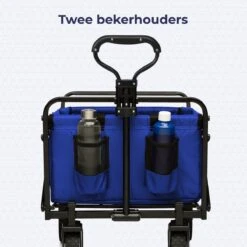 LifeGoods Bolderkar - Opvouwbaar - Draaibare Wielen - 2 Standen - 70KG Draagkracht - Blauw -Outdoor Camping Winkel 1200x1200 1013