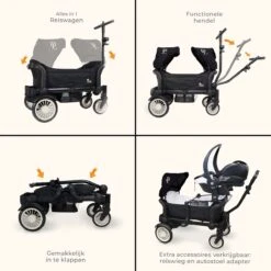 Deryan Luxe Sandy Bolderkar - Duo Buggy - Tandem Buggy - Opvouwbaar - Inklapbare Bolderwagen - Duo Kinderwagen - Zwart 21 Deryan Luxe Sandy Bolderkar - Duo Buggy - Tandem Buggy - Opvouwbaar - Inklapbare Bolderwagen - Duo Kinderwagen - Zwart -Outdoor Camping Winkel 1200x1200 1018