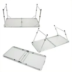 Casaria Campingtafel – Inklapbaar Verstelbaar - 120x60x70 Cm Grijs -Outdoor Camping Winkel 1200x1200 103