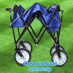 Merkloos Bolderkar - Bolderkar Opvouwbaar - Bolderwagen - Bolderwagen Opvouwbaar - Blauw -Outdoor Camping Winkel 1200x1200 1035