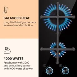Illuminosa Domino Gaskookplaat 2-pits Sabaf Branders Glaskeramiek -Outdoor Camping Winkel 1200x1200 1062