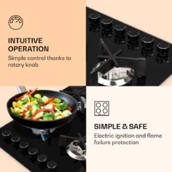 Trifecta 6 Gaskookplaat 6-pits Grote, Normale En Extra Glaskeramische Branders -Outdoor Camping Winkel 1200x1200 1071