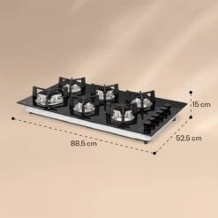 Trifecta 6 Gaskookplaat 6-pits Grote, Normale En Extra Glaskeramische Branders -Outdoor Camping Winkel 1200x1200 1072