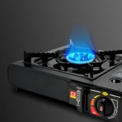 Borvat® |Draagbare Gasfornuis - Camping Kookstel - Inclusief 4 Gasflessen - Gas Stove - Gasfornuis - Kooktoestel - Outdoor - Op Reis + Gratis Smartphone Auto Magneethouder. -Outdoor Camping Winkel 1200x1200 1098