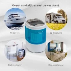 BluMill Mini Wasmachine - Met Centrifuge - Compact - Camping Wasmachine - Duurzame Keuze -Outdoor Camping Winkel 1200x1200 1130