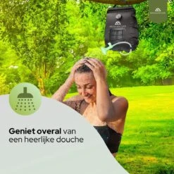 Needventure Solar Douche - Camping Douchezak - Buiten Douche - Tuindouche - Inclusief Thermometer - Waterzak Met Douchekop - 20L - Zwart -Outdoor Camping Winkel 1200x1200 1171