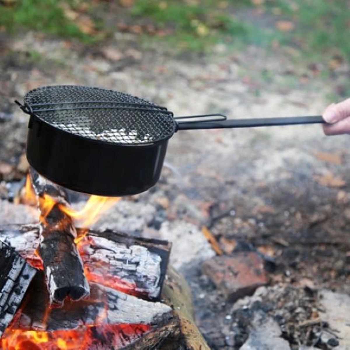 3BMT Popcorn Pan Voor Kampvuur - Met Popcorn Mais - Ook Voor BBQ 11 3BMT Popcorn Pan Voor Kampvuur - Met Popcorn Mais - Ook Voor BBQ - Afbeelding 9