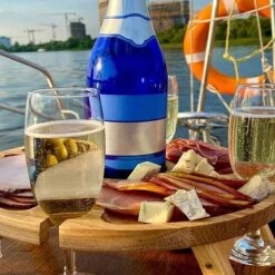 Merkloos Opvouwbare Draagbare Picknicktafel, Outdoor Opvouwbare Lichtgewicht Kampeertafel 30,5 Cm Kleine Houten Wijnpicknicktafel Voor Feest, Strand, Tuin, Camping, Barbecue, Reizen -Outdoor Camping Winkel 1200x1200 122