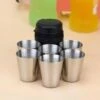 6x Rvs Shot Bekertjes - Borrelglaasjes - Thee/ Koffie Beker - Shotjes Met Leren Case - Bekers 30 ML -Outdoor Camping Winkel 1200x1200 1222