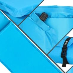 Springos Slaapmat | Zelfopblazend | 186 Cm | Inclusief Hoes & Hoofdkussen | Lichtblauw -Outdoor Camping Winkel 1200x1200 1231