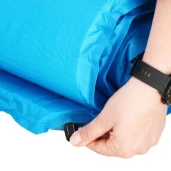 Springos Slaapmat | Zelfopblazend | 186 Cm | Inclusief Hoes & Hoofdkussen | Lichtblauw -Outdoor Camping Winkel 1200x1200 1235