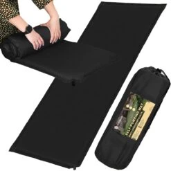 Springos Slaapmat | Zelfopblazend | 180 Cm | Inclusief Hoes | Zwart -Outdoor Camping Winkel 1200x1200 1266