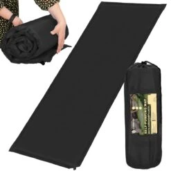 Springos Slaapmat | Zelfopblazend | 180 Cm | Inclusief Hoes | Zwart -Outdoor Camping Winkel 1200x1200 1267