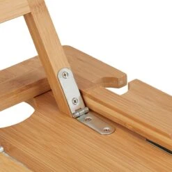 Relaxdays Opvouwbare Picknick Wijntafel - 4 Wijnglazenhouders - Bamboe Dienbladtafel Klein -Outdoor Camping Winkel 1200x1200 127
