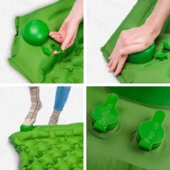 TRVLMORE Slaapmat - Zelfopblazend - 1 Persoons - Ingebouwde Pomp En Kussen - Groen -Outdoor Camping Winkel 1200x1200 1272