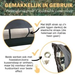 Earthle Volledige Earthing Tweepersoons Aardingsset - 2x Slaapmat + 2x Kussensloop - Aardingsmat - Aarden - Earthing Mat - Aarding - Grounding Mat - Kussensloop - Aardingskussensloop - Combo Deal -Outdoor Camping Winkel 1200x1200 1304