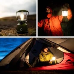 Favour L0818 Retro Camping Lamp Oplaadbaar LED, 320 Lumen, IP64 Waterdicht, Draagbare Kampeerlamp, Tentlamp, Acculamp, Traploos Dimbare Lamp Incl. Kaarslicht-modus, Groen -Outdoor Camping Winkel 1200x1200 1321