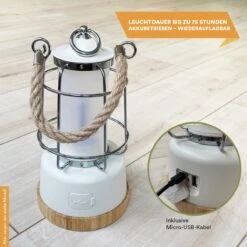 Skandika Kiruna LED-Lamp – Tentlampen – Campinglampen – Buiten Lantaarn – Buitenverlichting – Buiten Lamp - Retro Outdoor Camping Lamp Met Powerbank, Traploos Dimbaar, Draadloos, Oplaadbare Batterij, USB, Warm En Koud Wit, 75h Lichtduur – Groen -Outdoor Camping Winkel 1200x1200 1354